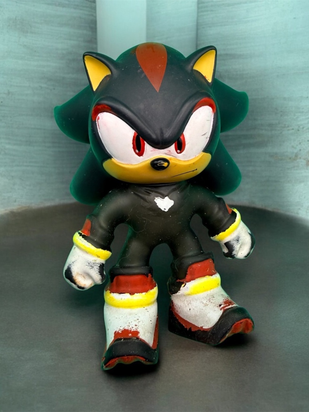 SEGA Shadow the Hedgehog Sonic Figure Black Red PVC Toy